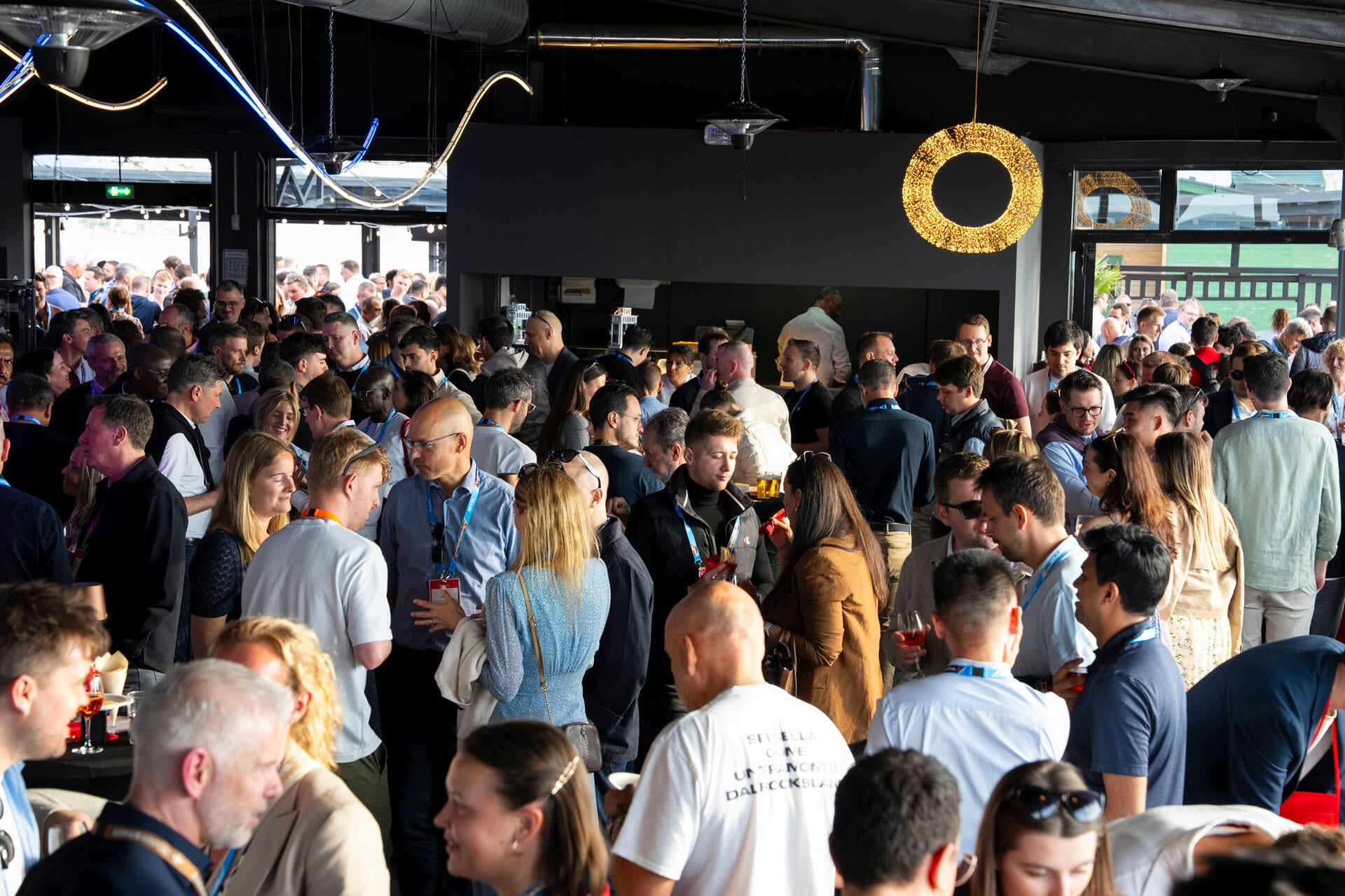 Delegates at the Welcome Reception