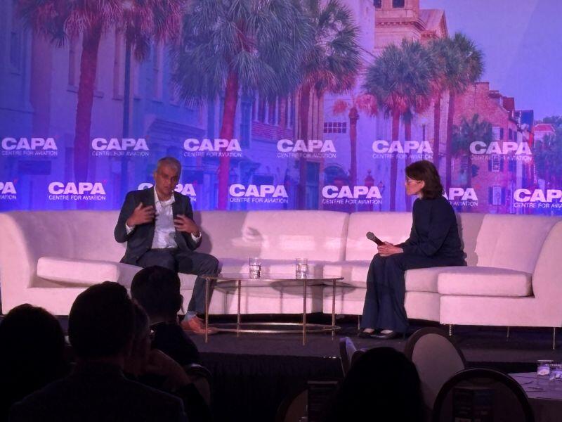 Left: Azul president Abhi Shah; Right: CAPA senior analyst Americas Lori Ranson