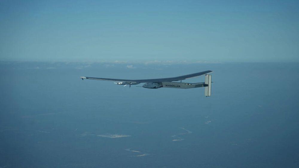 Skydweller Aero Caption: Skydweller converted the Solar Impulse 2 into a heavy-payload, medium-altitude long-endurance uncrewed aircraft.