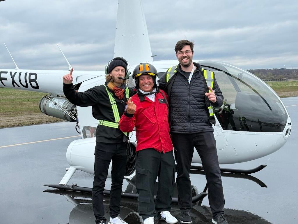 R44 test flight