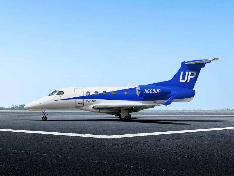 A Wheels Up Embraer Phenom 300