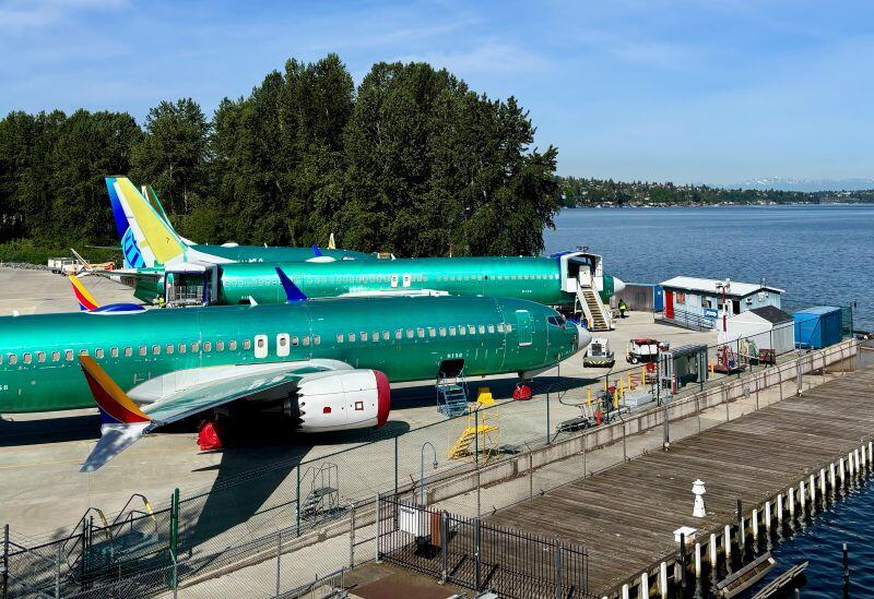Boeing 737 MAX aircraft at Renton facility