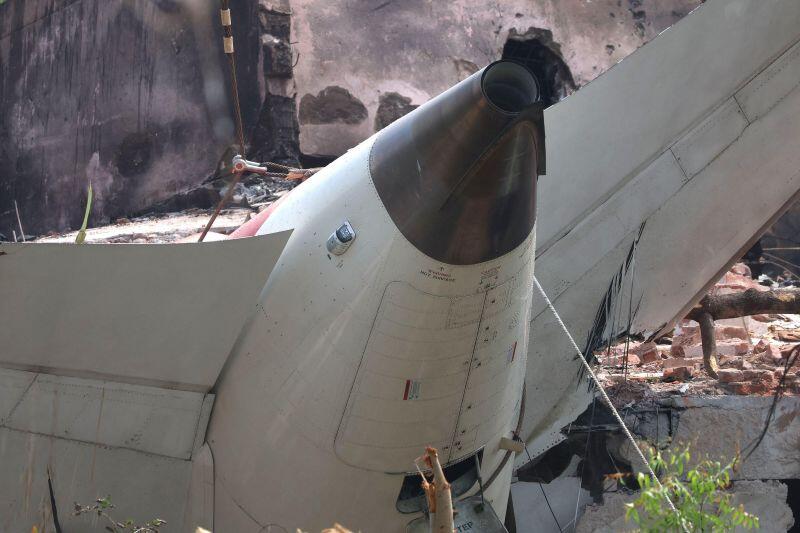 Air India 787 crash site