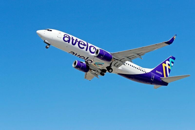 Avelo Airlines aircraft inflight