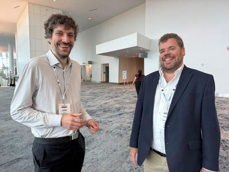 BermudAir newly appointed CCO John Pepper (left) and founder and CEO Adam Scott.