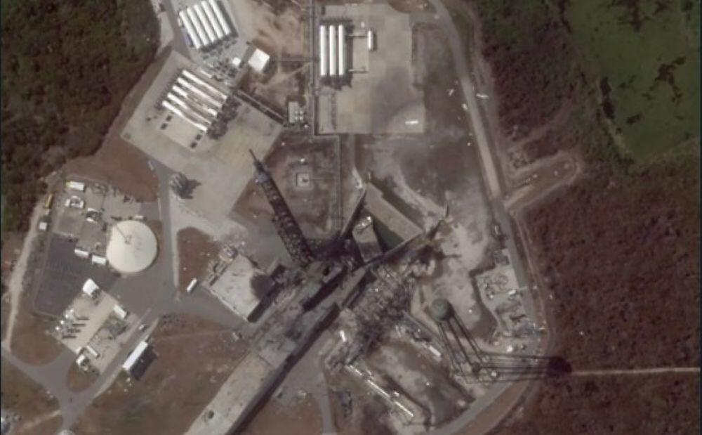 Planet Caption: A Blue Origin New Glenn rocket exploded at Cape Canaveral SFS Space Launch Complex 36 on May 28, bringing operations to a halt. 