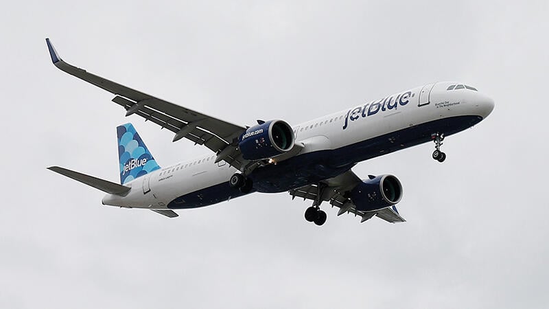 aircraft in flight