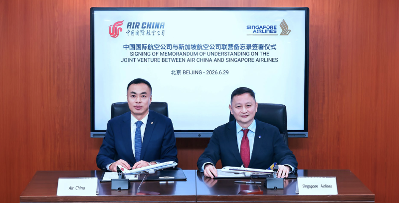 Air China and Singapore Airlines 