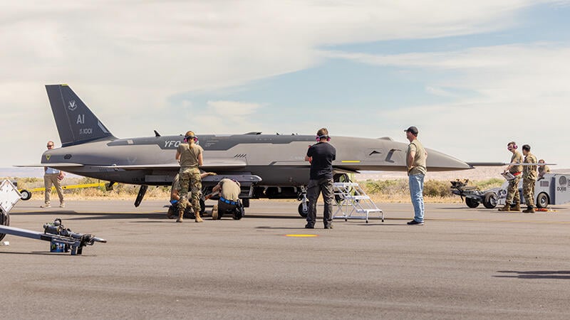 Anduril Industries YFQ-44A combat drone prototype
