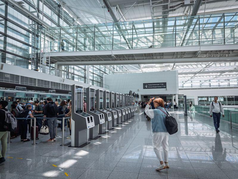 Munich airport EES 2025