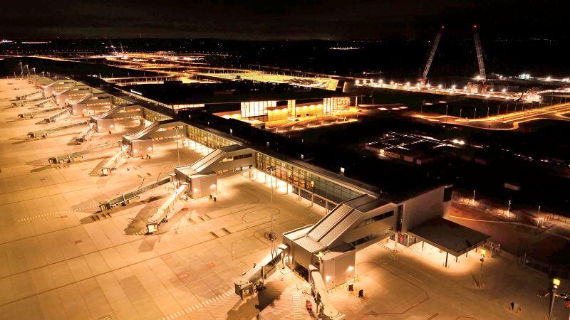 Western Sydney Airport nightime