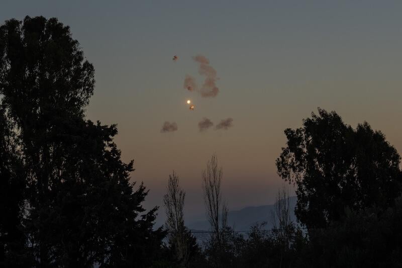 iron dome intercepting attack