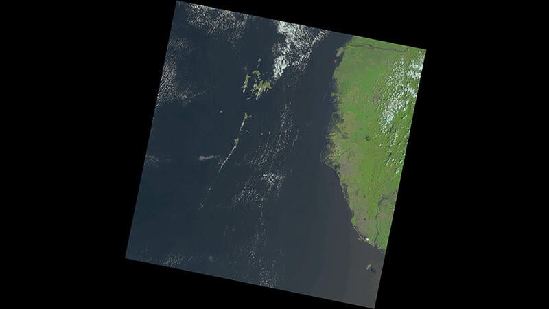 Taiwan Strait imaged by a Landsat 9 satellite