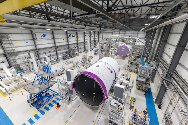launcher being constructed