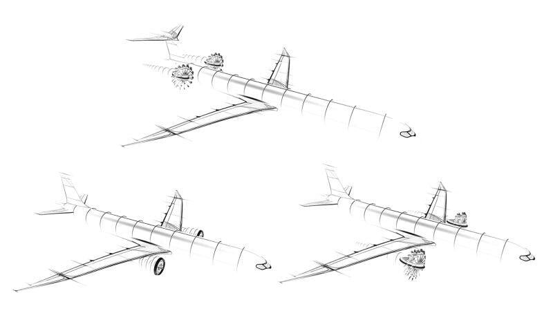 Next-generation, single-aisle aircraft renderings