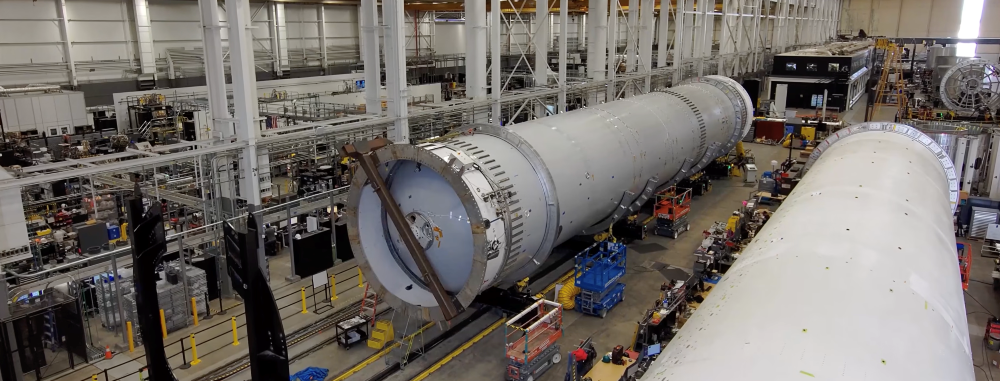 Credit: Relativity Space  Caption: Relativity is nearing completion of the Terran R  first stage qualification article. 