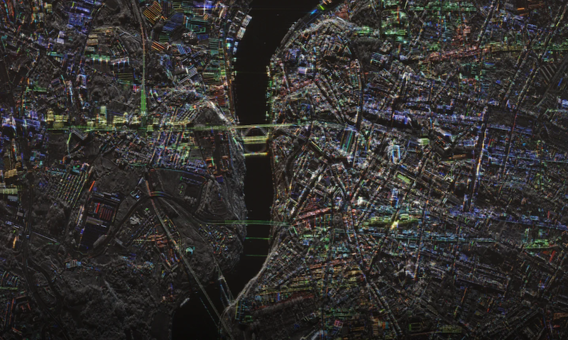 SAR image of Porto, Portugal.