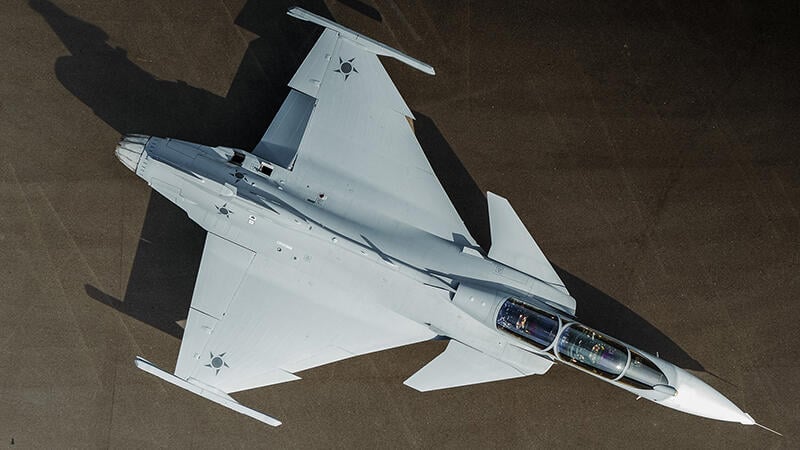 Gripen F fighter