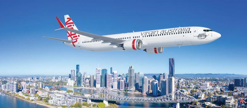 Concept picture of Virgin Australia 737-10. 