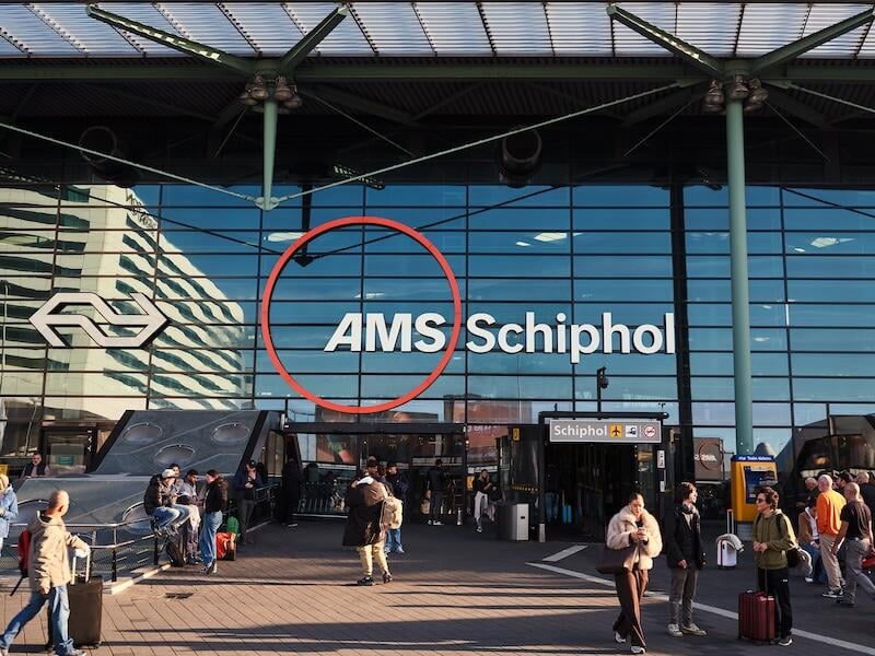 people at schiphol airport