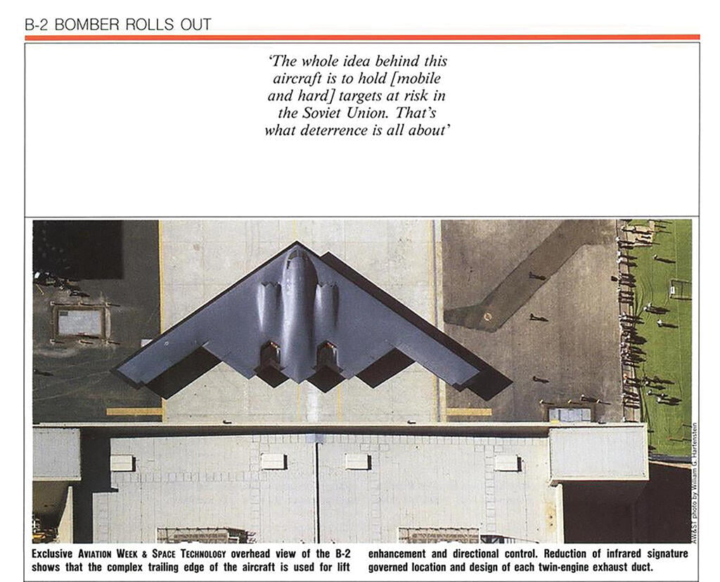 B-2 stealth bomber