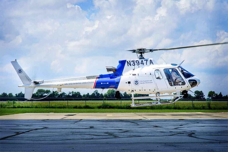 U.S. Customs and Border Protection H125 taking off