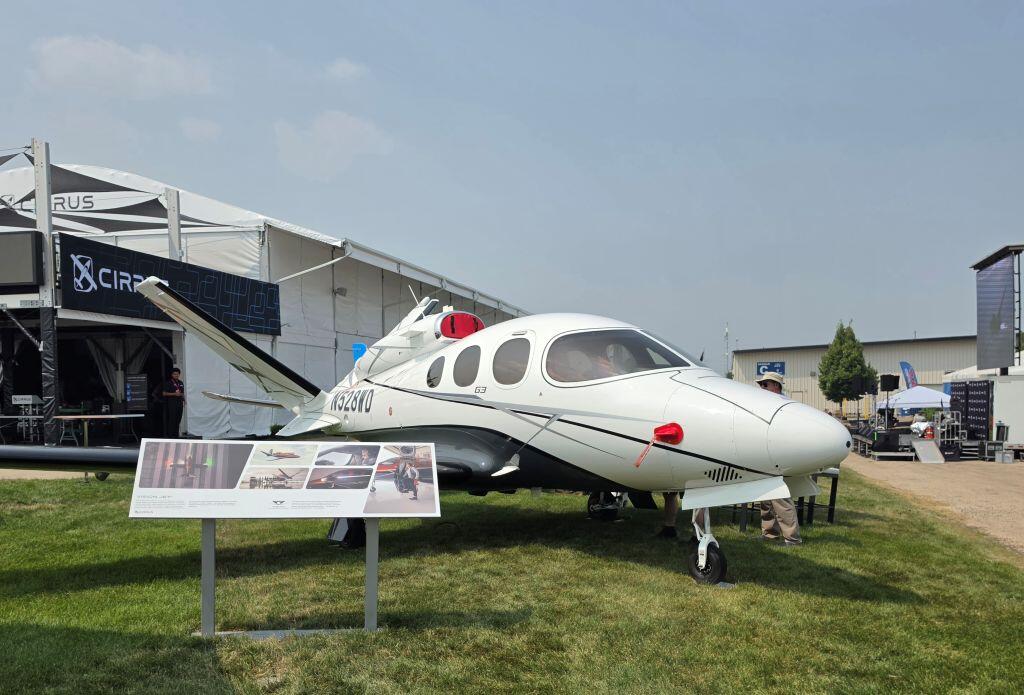 Cirrus Aircraft's exhibit at AirVenture 2026