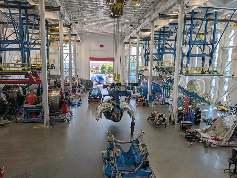 Test cell storage area