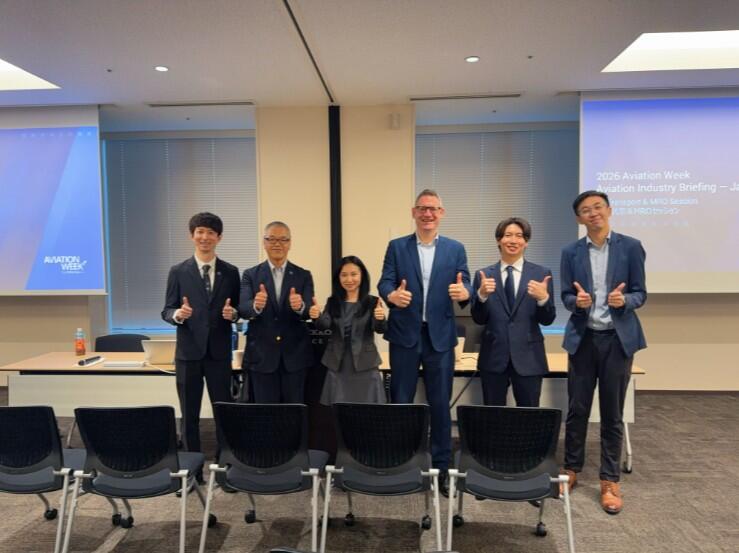 Featured speakers with Aviation Week team