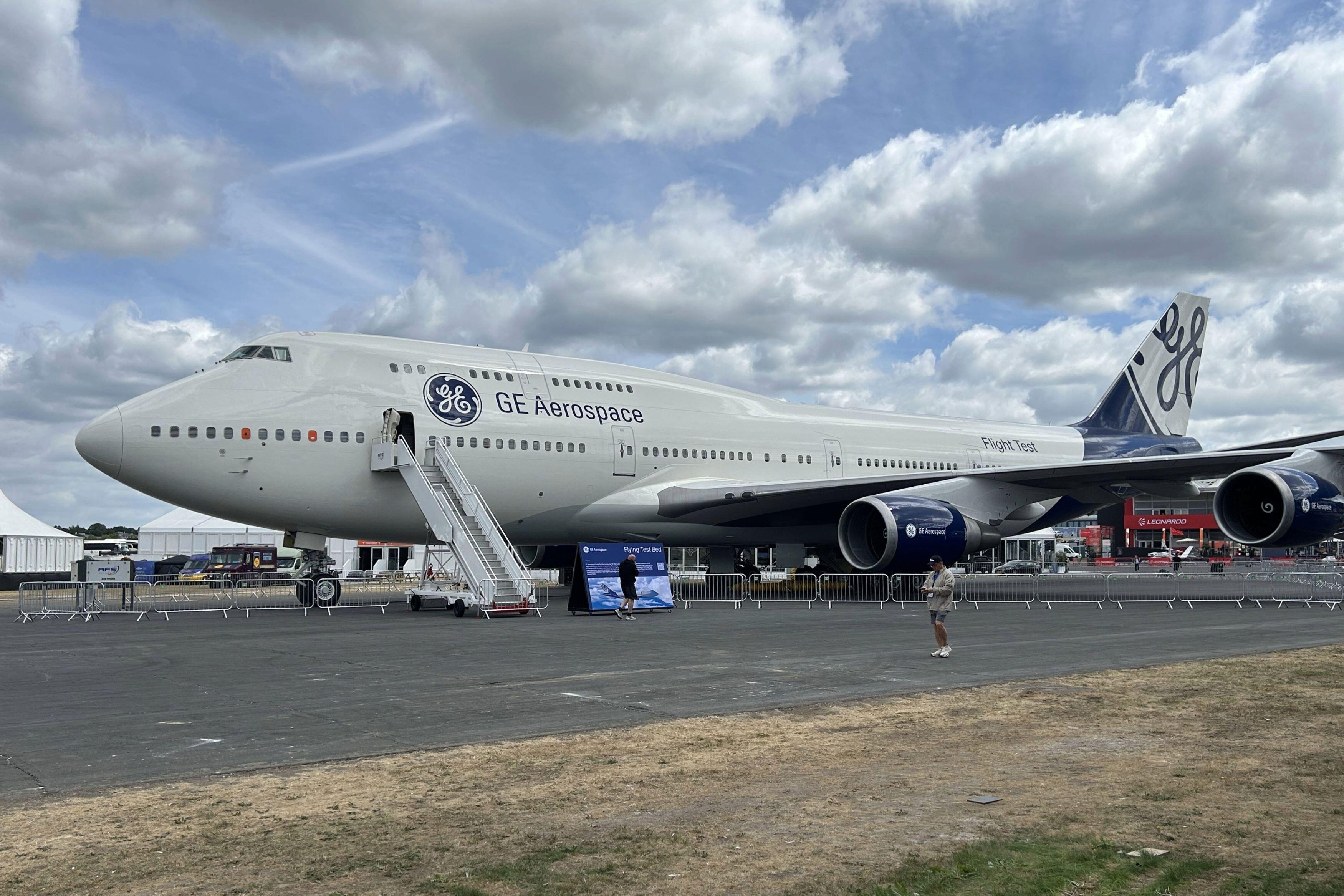 GE Aerospace Boeing 747 Flying Test Bed