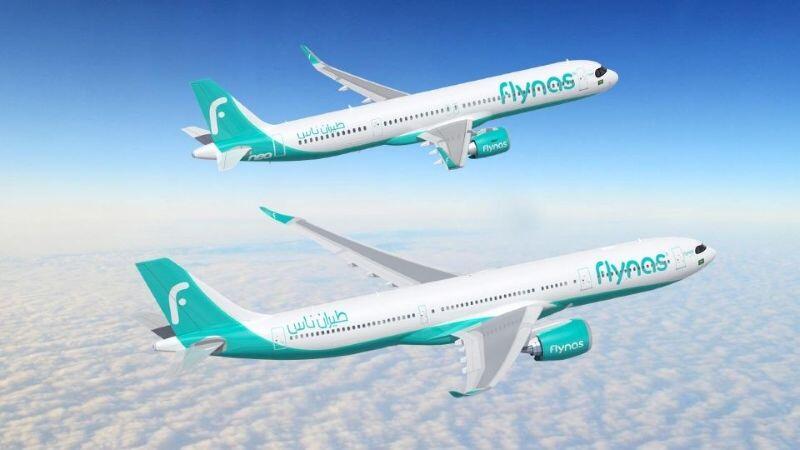 Flynas aircraft rendering.