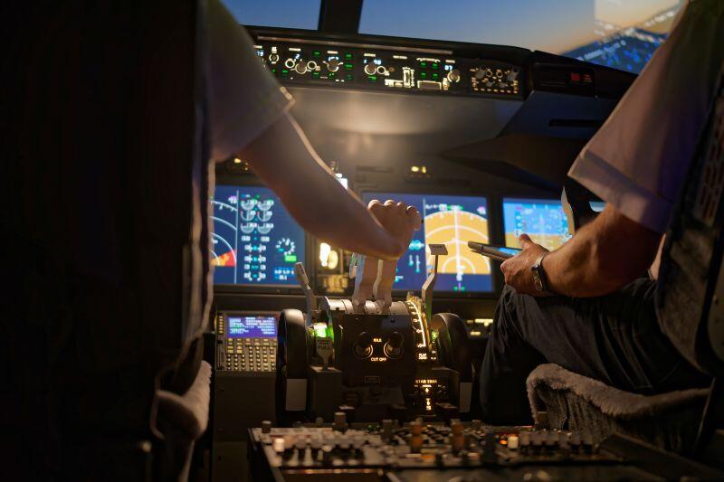 pilots at night