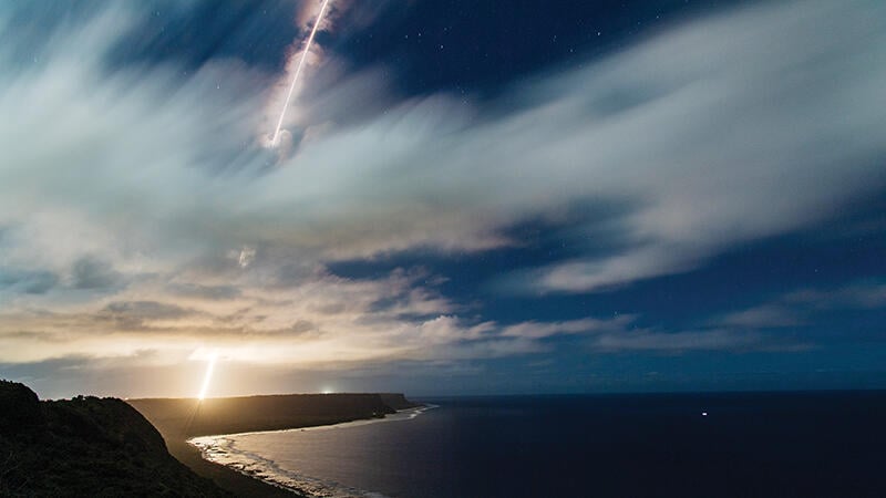 launch of a Standard Missile-3 Block IIA interceptor in Guam