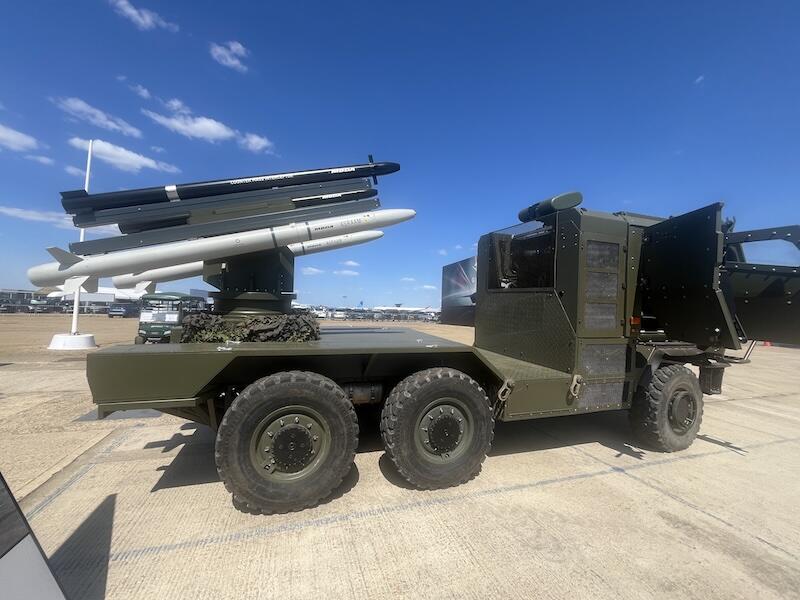 mbda ground-launched Asraam air defense system