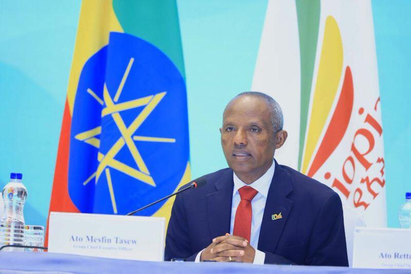 CEO of Ethiopian Airlines, Mesfin Tasew.  