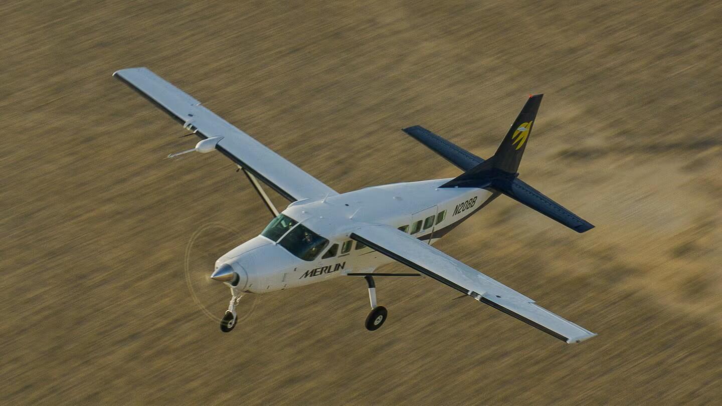 Cessna 208B fitted with Merlin autopilot
