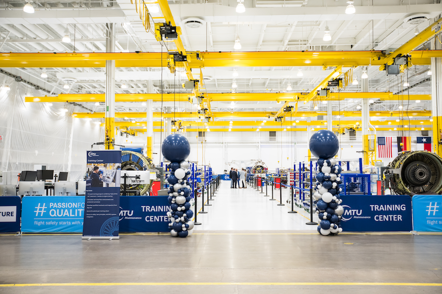 MTU Maintenance's training academy in Fort Worth