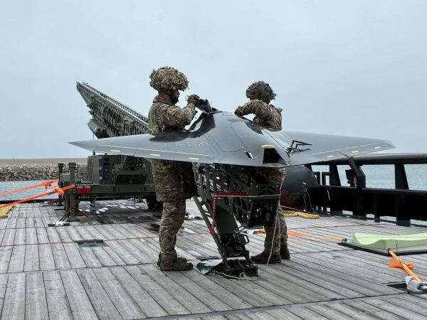 Nyan drone on deck of XV Patrick Blackett