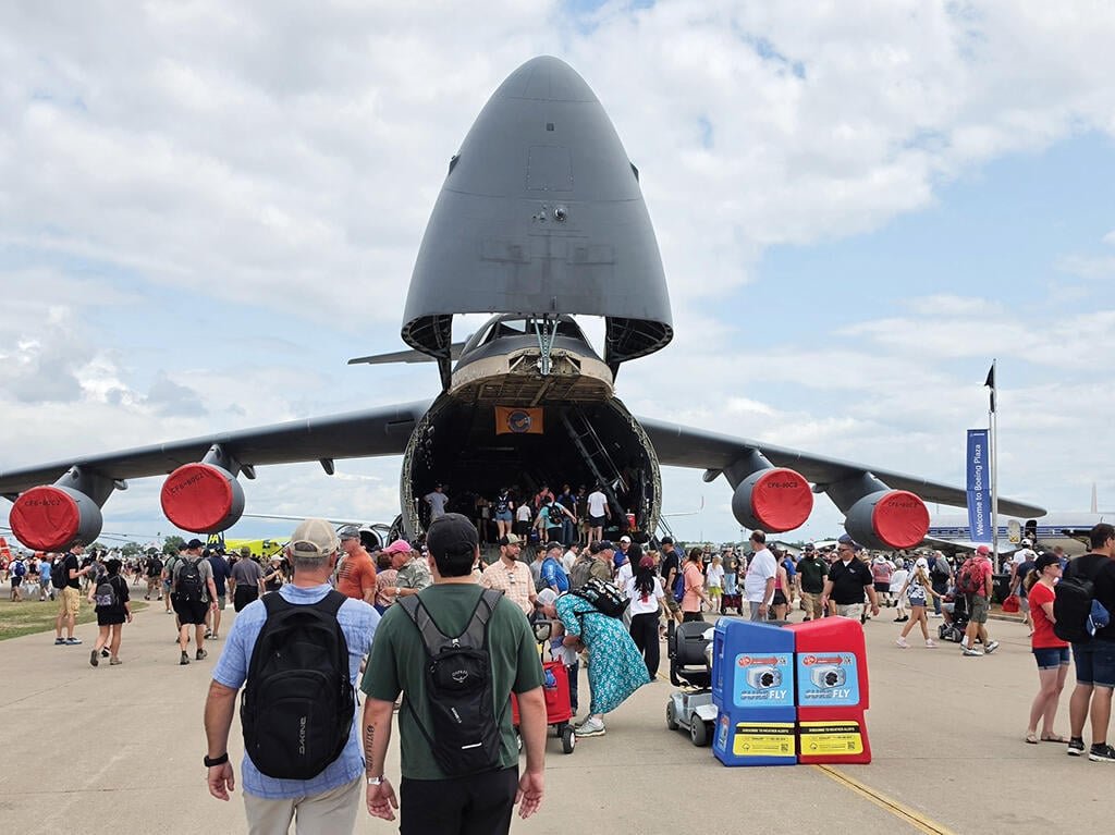 C-5M Super Galaxy strategic transport aircraft