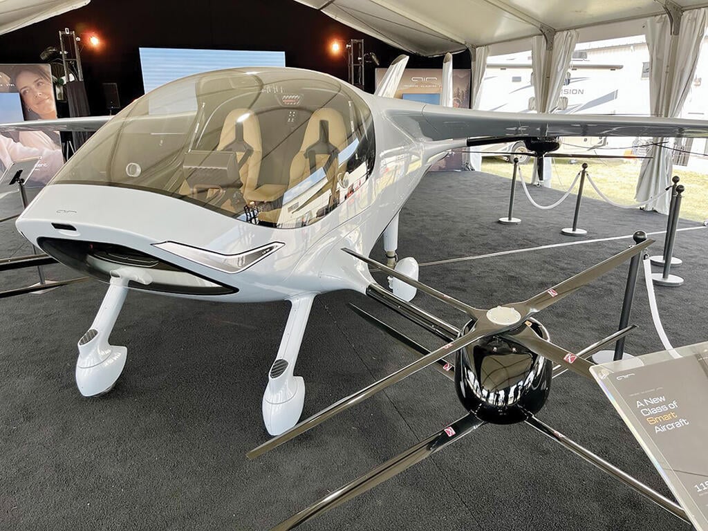 AIR ONE two-seat eVTOL