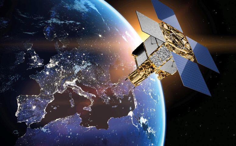 Satellite in orbit