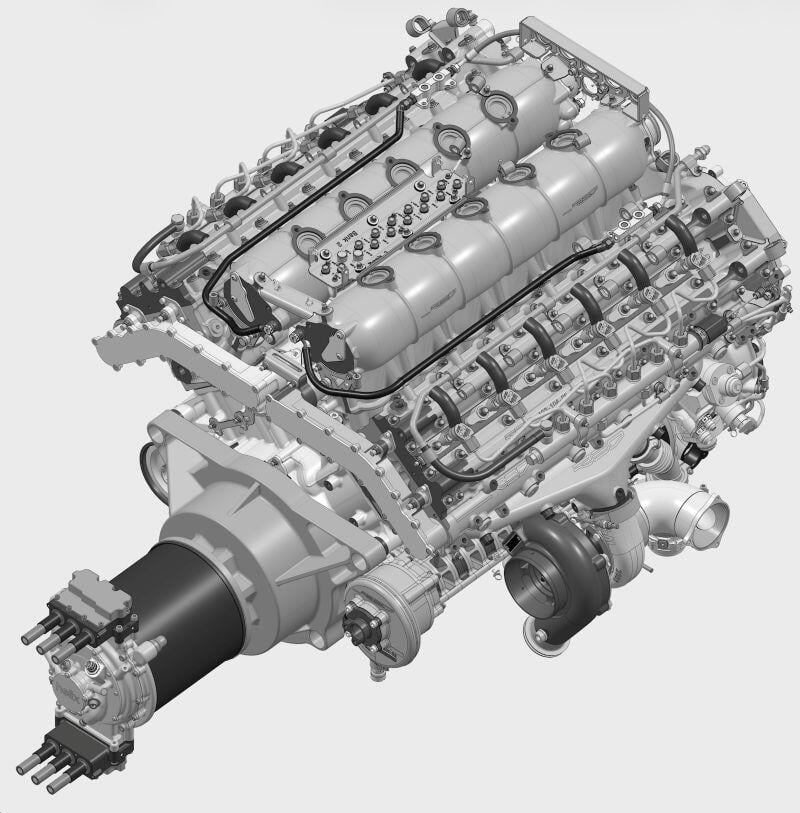 Series hybrid generator 