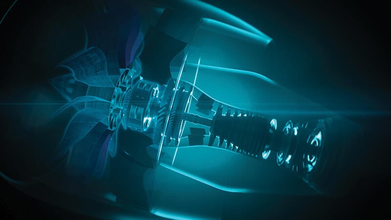 rendering of Rolls-Royce UltraFan