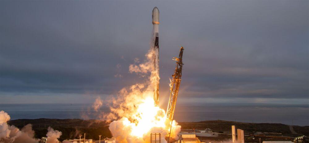Caption: SpaceX launched the Space Development Agency's first Tranche 1 mission to low Earth orbit on Sept. 10, 2025, from Space Launch Complex 4 East (SLC-4E) at Vandenberg Space Force Base, California. Credit: SpaceX