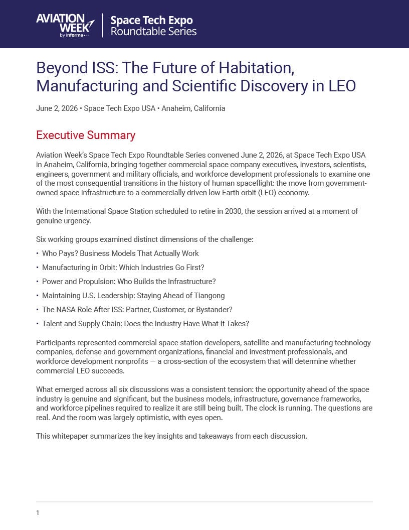 Beyond ISS Whitepaper