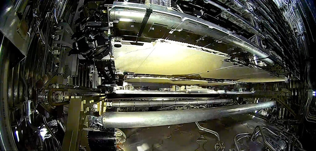 deployed Starlink V3 satellites