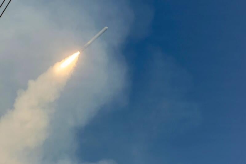 tomahawk missile being fired