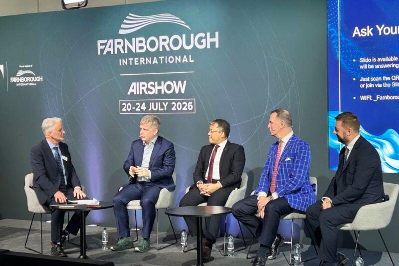 (L-R): Mark Pilling, British Airways CEO Sean Doyle, Malaysia Aviation Group President and Group CEO Nasaruddin Baker, Riyadh Air CEO Tony Douglas, BOC Aviation Chief Commercial Officer Paul Kent.
