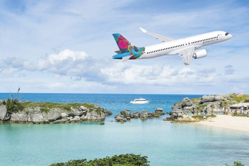 BermudAir aircraft rendering.