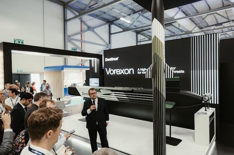 Mikhail Kokorich at farnborough next to vorexon